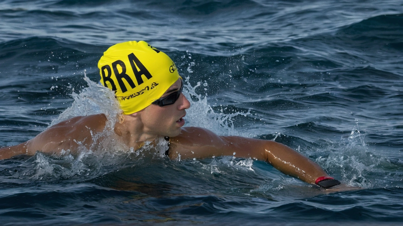 Guilherme Costa Enfrenta Abandono Inesperado na Maratona Aquática no Rio de Janeiro